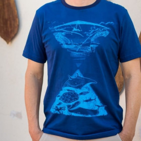 Camiseta SP 304 Ampulheta do Mar Azul
